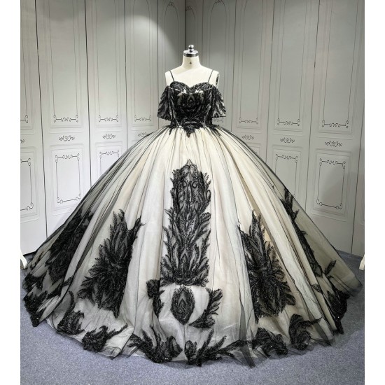 Mumuleo Black And Nude Vestidos de XV 15 Años Quinceañeras 2025 Fiesta Morado Largos Debutante Longo Princesa