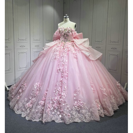 Vestidos de 15 Quinceañera Amarillo Debutante Longo Princesa Vestidos de xv Años Color Rose Gold Quinceanera Dresses