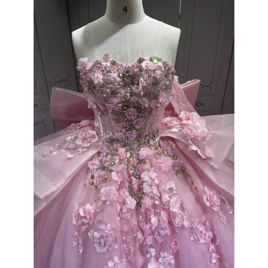 Vestidos de 15 Quinceañera Amarillo Debutante Longo Princesa Vestidos de xv Años Color Rose Gold Quinceanera Dresses