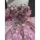 Vestidos de 15 Quinceañera Amarillo Debutante Longo Princesa Vestidos de xv Años Color Rose Gold Quinceanera Dresses