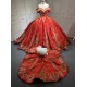 Red With Gold Mini Quinceanera Teddy Bear Gowns Appliqued Vestidos de Quinceanera Gowns Decoration Bear Customised
