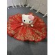 Red With Gold Mini Quinceanera Teddy Bear Gowns Appliqued Vestidos de Quinceanera Gowns Decoration Bear Customised