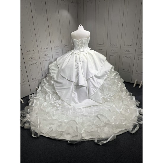 Vestidos De 15 Aos Vestidos De Quinceaera Xv Aos Ball Gowns White Quinceanera Dresses Custom Made Ruffled Detachable Skirt