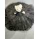 Black Ruffled Mini Doll Quinceanera Teddy Bear Gowns Appliqued Vestidos De Quinceanera Gowns Decoration Bear Customised