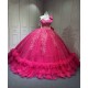 One Shoulder Fuchsia Quinceanera DressesVestidos Para Quiseaera Vestidos De 15Aos De Fiesta Mexicana Quince