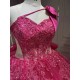 One Shoulder Fuchsia Quinceanera DressesVestidos Para Quiseaera Vestidos De 15Aos De Fiesta Mexicana Quince
