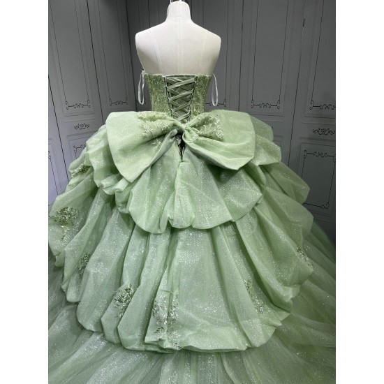 Vestidos De 15 Aos Vestidos DeQuinceaera de xv Vestido QuinceaeraMorado Sage Green Quinceanera Dresses