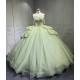 Vestidos De 15 Aos Vestidos DeQuinceaera de xv Vestido QuinceaeraMorado Sage Green Quinceanera Dresses