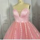 A Line Blush Pink Prom Dresses CBWD00133
