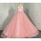A Line Blush Pink Prom Dresses CBWD00133