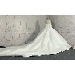 Classic Pearls Ball Gown Wedding Dresses CBWD00119