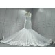 Halter Neck Classic Lace Mermaid Wedding Dress CBWD00105