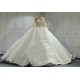 High Collar Beaded Luxury Wedding Ball Gowns