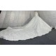 High Collar Luxurious Ball Gown Wedding Dress With Long Sleeves CBWD00100