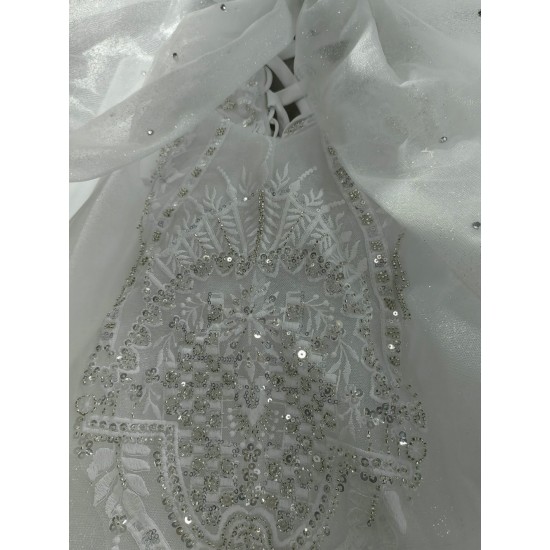 Off The Shoulder Ball Gown Cinderella Wedding Dresses African CBWD0072