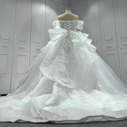 Off The Shoulder Ball Gown Cinderella Wedding Dresses African CBWD0072