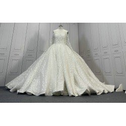 Off The Shoulder Fully Beaded Luxury Wedding Dresses CBWD0065