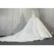 Off The Shoulder Pearl Wedding Dress CBWD0049