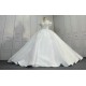 Off The Shoulder Pearl Wedding Dress CBWD0049
