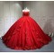 One Shoulder Budget Off The Shoulder Red Quinceanera Dresses Floor Birthday Party Gown Sweet 16
