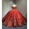 Red With Gold vestidos de 15 quinceaneravestidos de fiesta vestidos de 15 anosquinceanera vestido de 15 quinceanera With Matching Bear