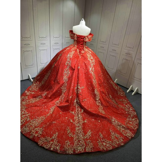 Red With Gold vestidos de 15 quinceaneravestidos de fiesta vestidos de 15 anosquinceanera vestido de 15 quinceanera With Matching Bear