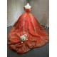 Red With Gold vestidos de 15 quinceaneravestidos de fiesta vestidos de 15 anosquinceanera vestido de 15 quinceanera With Matching Bear