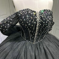 Mumuleo Black Quinceanera Dresses Vestidos De Fiesta Black Dress Vestidos De Quinceaera Ball Gown Vestidos De 15 Aos