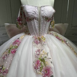 Mumuleo Pearl Pink Quinceanera Dresses Vestidos De 15 Traje De Quinceaera Rosa Y Violeta Vestidos De 15 Anos Ball Gown