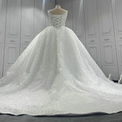 Sleeveless Luxury Ball Gown Wedding Dresses CBWD0019