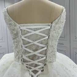 Sleeveless Luxury Ball Gown Wedding Dresses CBWD0019