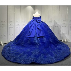 2025 Blue Quinceanera Dresses Princess Ball Gown Lace Appliques Sweetheart Girls Sweet 15 Vestidos De 15 Anos