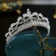 Baroque Vintage Princess Queen Bridal Crown Headwear Crystal Pearl Tiara For Women Wedding Party Hair Dress Accessories Jewelry