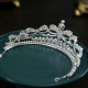 Baroque Vintage Princess Queen Bridal Crown Headwear Crystal Pearl Tiara For Women Wedding Party Hair Dress Accessories Jewelry