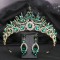 Baroque Vintage Princess Queen Bridal Crown Headwear Crystal Tiara For Women Party Wedding Crown Hair Dress Accessories Jewelry