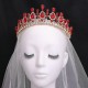Baroque Vintage Princess Queen Bridal Crown Headwear Crystal Tiara For Women Wedding Crown Hair Dress Accessories Party Jewelry