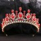 Baroque Vintage Princess Queen Bridal Crown Headwear Crystal Tiara For Women Wedding Crown Hair Dress Accessories Party Jewelry