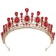 Baroque Vintage Princess Queen Bridal Crown Headwear Crystal Tiara For Women Wedding Crown Hair Dress Accessories Party Jewelry