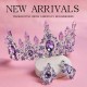 Baroque Vintage Princess Queen Purple Bridal Crown Headwear Crystal Tiara For Women Party Wedding Crown Hair Dress Accessories