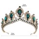 Big Rhinestone Gold Color Crystal Tiaras Crowns For Wedding Bride Party Diadems Head Ornaments Fashion Accessories Headdress