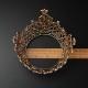 Bridal Headwear Vintage Golden Lady Wedding Rhinestone Tiara Birthday Round Crown Hair Accessories for Women Party Headdress