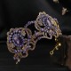 Bridal Headwear Vintage Lady Fashion Wedding Princess Rhinestone Tiara Birthday Crown Hair Accessories for Women Party Headdress