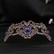 Bridal Headwear Vintage Lady Fashion Wedding Princess Rhinestone Tiara Birthday Crown Hair Accessories for Women Party Headdress
