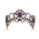 Bridal Headwear Vintage Lady Fashion Wedding Princess Rhinestone Tiara Birthday Crown Hair Accessories for Women Party Headdress