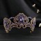 Bridal Headwear Vintage Lady Fashion Wedding Princess Rhinestone Tiara Birthday Crown Hair Accessories for Women Party Headdress