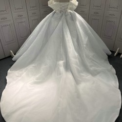Cape Sleeve Wedding Dresses Ball Gown Vestido De Novia 2024 Bridal Dress With Detachable Train