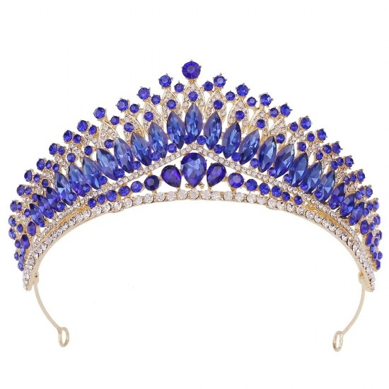 Crystal Tiara Baroque Vintage Princess Queen Bridal Crown Headwear For Women Girl Wedding Crown Hair Dress Accessories Jewelry