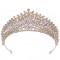 Crystal Tiara Baroque Vintage Princess Queen Bridal Crown Headwear For Women Girl Wedding Crown Hair Dress Accessories Jewelry