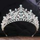 Fashion High Quality Crystal Crown Luxury Rhinestone Tiaras Bridal Wedding Birthday Party Dressing Jewelry Hair Accessories