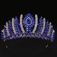 Fashion Rhinestone Geometric Bridal Tiaras Crown Baroque Crystal Pageant Prom Diadem Bride Headbands Wedding Hair Accessories